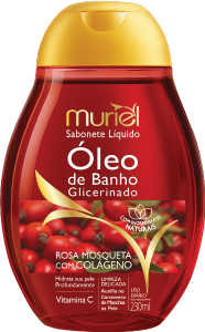 Sabonete Liquido Óleo Banho Muriel Rosa Mosqueta C/ Colágeno 230ml