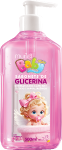 Sabonete Liquido Glicerinado Baby Muriel C/ Camomila Rosa 500ml
