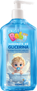 Sabonete Liquido Glicerinado Baby Muriel C/ Camomila Azul 500ml