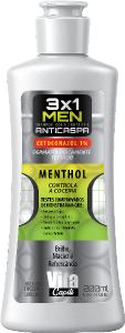 Shampoo Anticaspa Muriel Vita Capili 3x1 Menthol 200ml