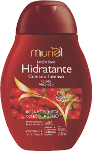Loção Hidratante Corporal Muriel Rosa Mosqueta C/ Colageno 200ml
