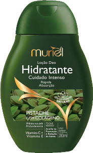 Loção Hidratante Corporal Muriel Pistache C/ Colageno 200ml