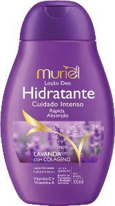 Loção Hidratante Corporal Muriel Lavanda C/ Colageno 200ml