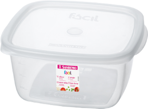 Pote Quadrado Fácil 1,9l Cristal Sanremo Ref Sr130/10