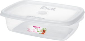 Pote Retangular Fácil 785ml Cristal Sanremo Ref Sr165/10