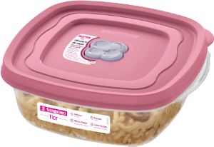 Pote Quadrado Flor 920ml Rosa Do Himalaia Sanremo Ref Sr709/57n