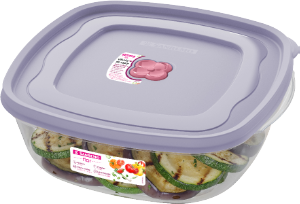 Pote Quadrado Flor 2,7l Lavanda Sanremo Ref Sr712/5n