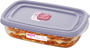 Pote Retangular Flor 1,26l Lavanda Sanremo Ref Sr719/5n