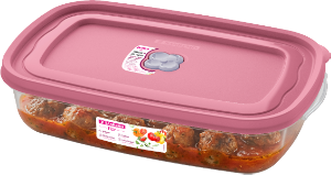 Pote Retangular Flor 2,4l Rosa Do Himalaia Sanremo Ref Sr722/57n