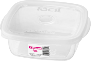 Pote Quadrado Fácil 530ml Cristal Sanremo Ref Sr124/10