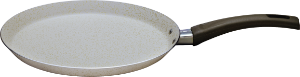 Crepeira Panquequeira Ekó Aluminio Antiaderente Ø22cm Bege Multiflon Ref 83122