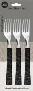 Una Design Conjunto De Garfos Cabo Plástico Linea 3 Peças Martinazzo Ref 83310/5d10