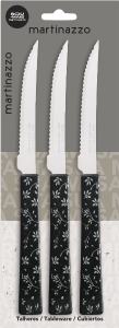 Una Design Conjunto De Facas Cabo Plásticos Flora 3 Peças Martinazzo Ref 83335/5d11