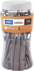 Faqueiro Itaparica Warm Gray 16 Peças Brinox Ref 6000/499