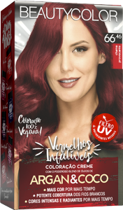 Tintura Beauty Color Kit Vermelhos Infalíveis 66.46 Chama Provocante