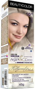 Tintura Beauty Color Prof Hollywood Blondes 10.11 Louro Clarissimo Platinado 45g
