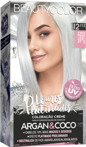Tintura Beauty Color Kit 12.112 Louro Ultra Claríssimo Especial Extra Cinza