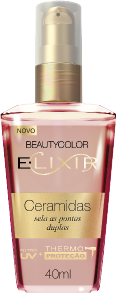 Óleo Capilar Nutritivo Beauty Color Elixir Ceramidas Selagem De Pontas Duplas 40ml