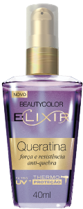 Óleo Capilar Nutritivo Beauty Color Elixir Queratina Força E Resistência Anti-Quebra 40ml