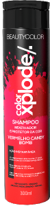 Shampoo Colorido Xplode Beauty Color Vermelho Candy 300ml