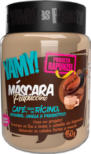 Máscara Yamy Projeto Rapunzel Frapuccino De Café 450g