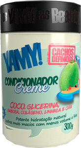 Condicionador Yamy Cachos Definidos Creme De Coco 300g