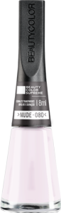 Esmalte Beauty Color Supreme Nu Transparente Nude 080 8ml C/ 6 Unidades