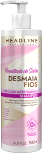 Shampoo Headline Resultado Salão Desmaia Fios 500ml