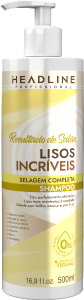 Shampoo Headline Resultado Salão Lisos Incriveis 500ml