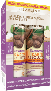 Kit Shampoo + Condicionador Headline Karite 500ml