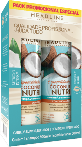 Kit Shampoo + Condicionador Headline Coconut 500ml