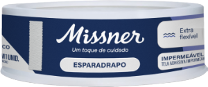 Esparadrapo Missner Impermeável Extra Flexível 1,2cm X 4,5m Branco