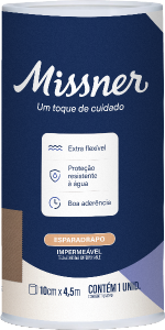 Esparadapo Impermeável Missner 10 Cm X 4,5 M  Bege