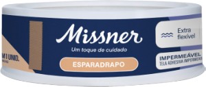 Esparadapo Impermeável Missner 1,2 Cm X 4,5 M Bege