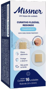 Curativo Missner Redondo Transparente 16 Unidades