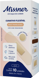 Curativo Missner Bege 10 Unidades