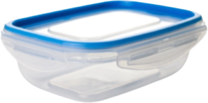 Pote Freshy Retangular C/ Tampa De Travas Hermético 750ml Cores Sortidas Tritec Ref 5288-05