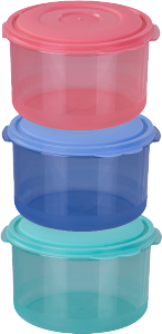 Pote Classic Redondo 500ml Cores Sortidas Tritec Ref 5820