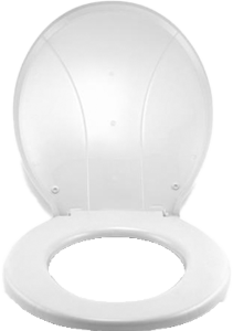 Assento Sanitário Simples Plástico Branco Plastibrasil Ref 703