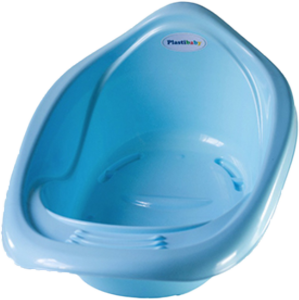 Banheira Baby Plástico 22l Azul Plastibrasil Ref 8946