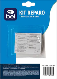 Kit Reparo P/ Reparação Em Infláveis C/ 10 Peças Bel Ref 117800