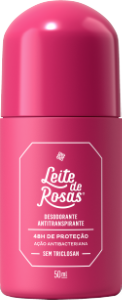 Desodorante Roll-On Leite De Rosas Tradicional 48 Horas 50ml