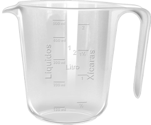 Jarra Graduada 500ml Injetemp Ref 01.41