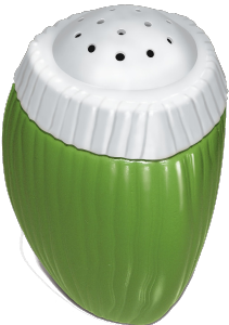 Saleiro De Mesa Coco Verde 160ml Injetemp Ref 02.71