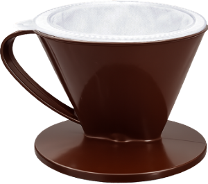 Conjunto De Café Alice Filtro 100 C/ 2 Peças Injetemp Ref 07.54