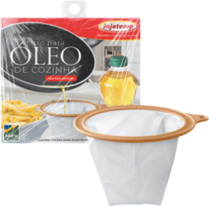 Filtro Para Óleo De Cozinha Longa Vida Não Descartável Injetemp Ref 10.20