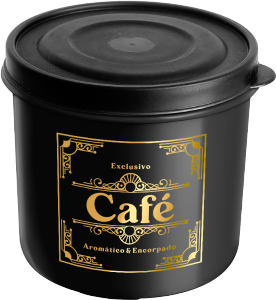 Pote De Café Premium 1l Marrom Injetemp Ref 11.39