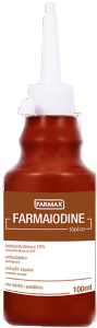 Farmaiodine Farmax Tópico Almotolia 100ml