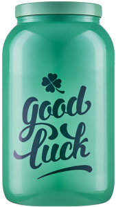 Pote Good Luck De Plástico C/Tampa De Rosca 3,6l Verde Bandeirante Ref 9304