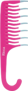 Pente P/ Cachos Shower Ricca Pink Ref 581